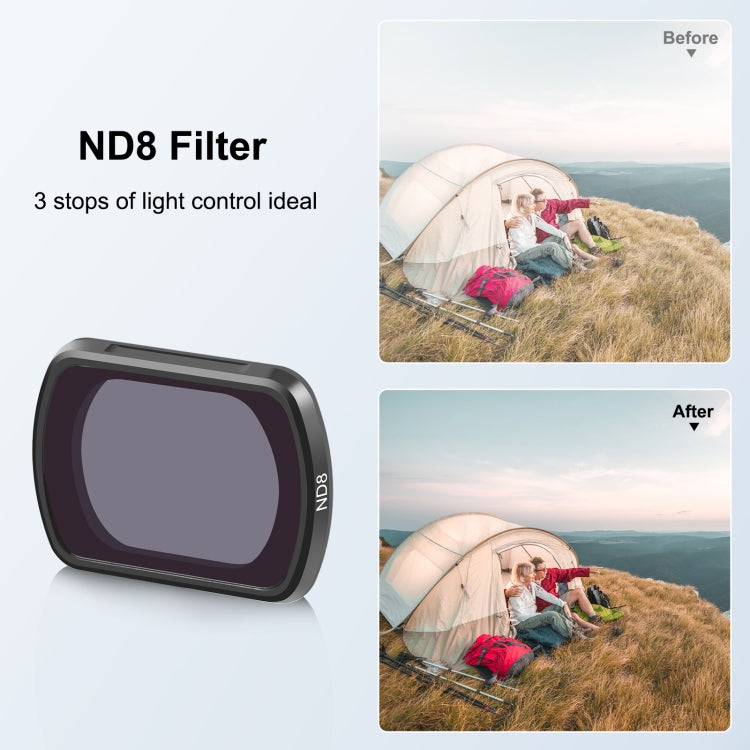 For DJI Osmo Pocket 3 PULUZ Magnetic ND8 Camera Lens Filter