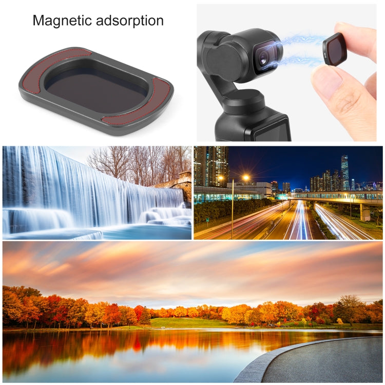 For DJI Osmo Pocket 3 PULUZ Magnetic ND16 Camera Lens Filter