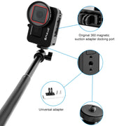For Insta360 Ace Pro / Ace PULUZ Metal Cage Adapter Frame with 52mm UV Filter & Adapter Ring (Black)