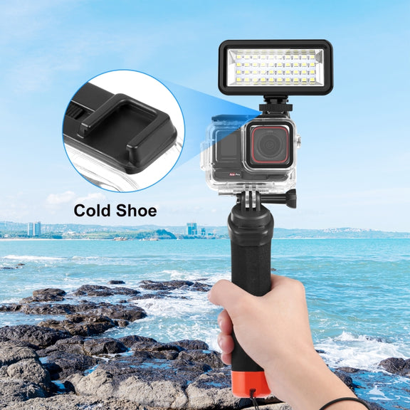 For Insta360 Ace Pro / Pro 2 PULUZ 60m Underwater Water-resistant Housing Case with Base Adapter & Screw (Transparent)