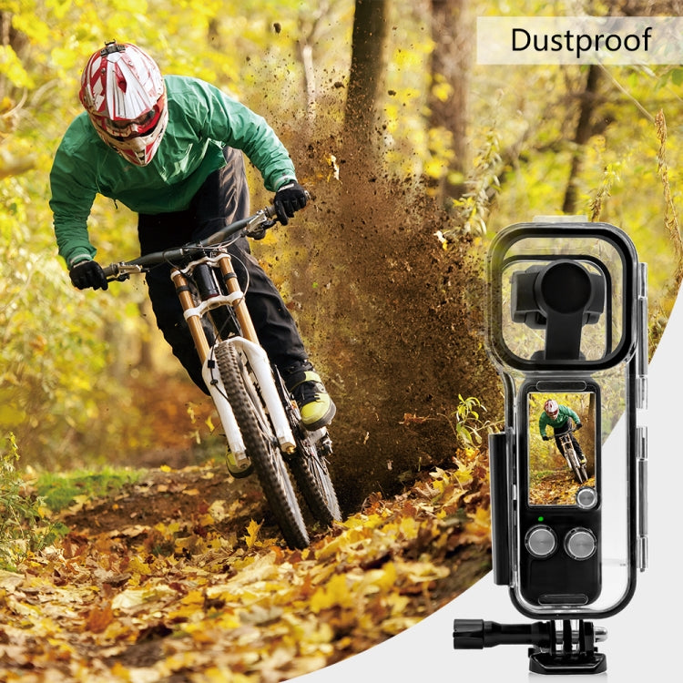 For DJI Osmo Pocket 3 PULUZ 45m Underwater Water-resistant Housing Diving Case (Transparent)