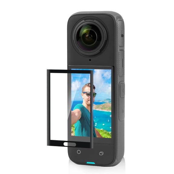 For Insta360 X4 PULUZ 9H 2.5D Curved HD Screen Tempered Glass Film (Transparent)