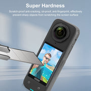For Insta360 X4 PULUZ 9H 2.5D Curved HD Screen Tempered Glass Film (Transparent)