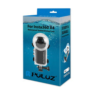 For Insta360 X4 PULUZ 50m Water-resistant Sealed Diving Case (Transparent)