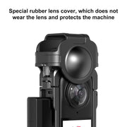 For Insta360 X4 PULUZ Metal Protective Cage Rig Housing Frame with Lens Cover (Black)