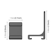 For Insta360 X5 / X4 / X3 / One X2 PULUZ Selfie Stick Cold Shoe Extension Bracket (Black)