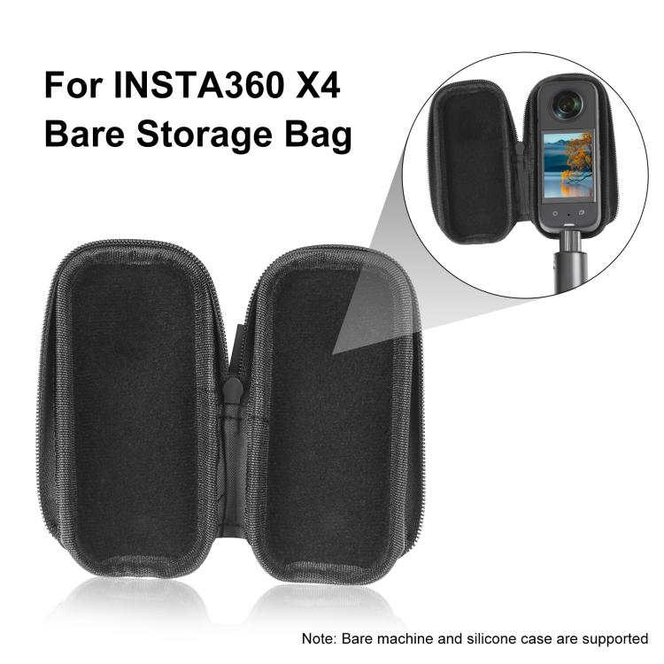 For Insta360 X4 / X5 PULUZ Camera Portable Case Box Storage Bag (Black)