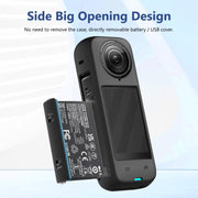 For Insta360 X4 PULUZ Full Body Dust-proof Silicone Protective Case (Black)