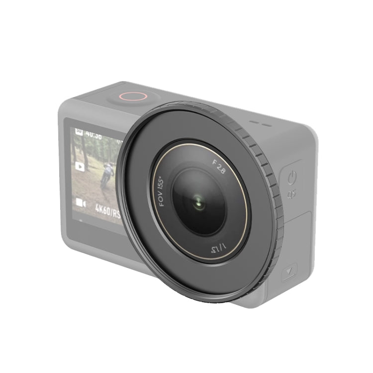 For DJI Action 5 Pro / 4 PULUZ Filter Holder Metal Protective Filter Frame (Black)