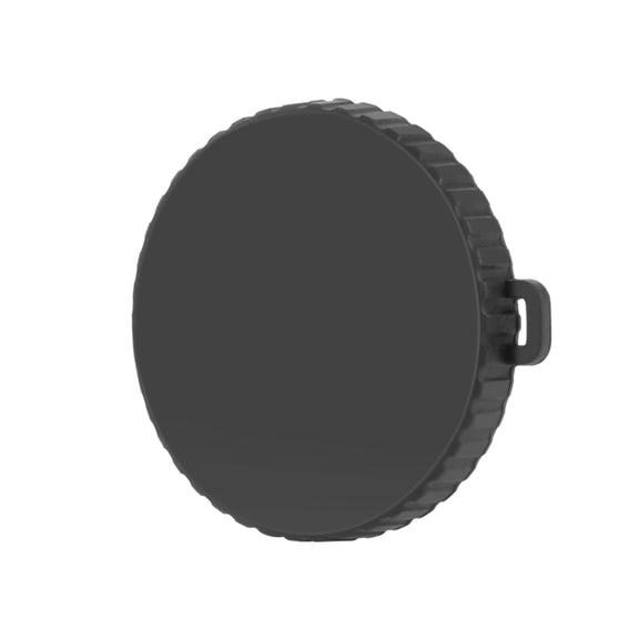 For DJI Osmo Action 5 Pro / 4 / 3 PULUZ Silicone Lens Cap (Black)