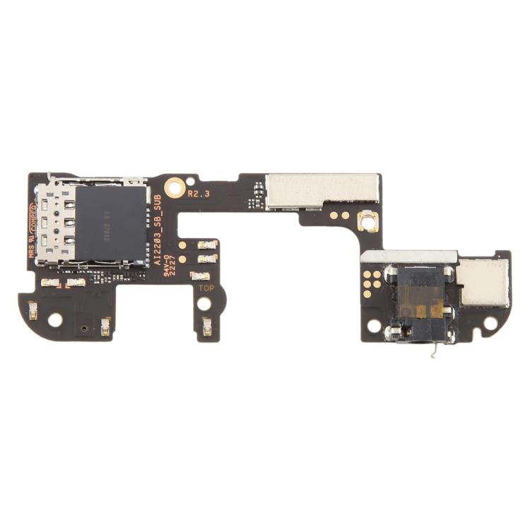 For Asus ROG Phone 6 / 6 Pro MediaTek Dimensity Version SIM Card Reader Board with Audio Jack