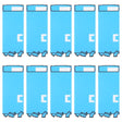 For Samsung Galaxy Z Flip4 SM-F721B 10pcs Front Housing Adhesive - free shipping - PMc TechLife - Order now!