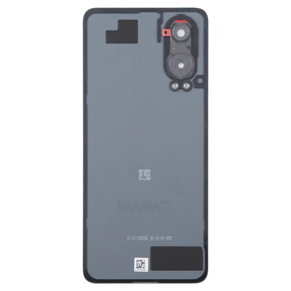 For OnePlus Nord CE4 Lite Plastic Back Cover with Camera Lens Cover(Silver)