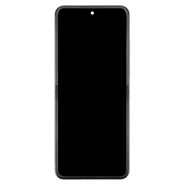 For Motorola Razr 50 Original LCD Screen Digitizer Full Assembly with Frame (Orange)