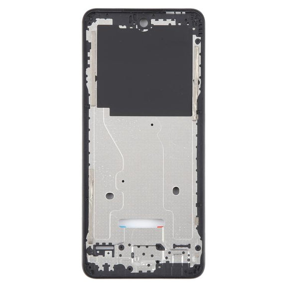 For ZTE Blade A75 4G / V60 Smart Front Housing LCD Frame Bezel Plate (Black)