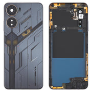 For ZTE nubia Neo 5G 8150N Plastic Battery Back Cover with Middle Frame / Camera Lens Cover(Black)