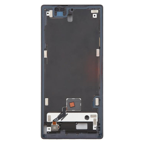 For ZTE nubia RedMagic 10 Pro+ Middle Frame Bezel Plate with In-Display Fingerprint Sensor Flex Cable (Black)