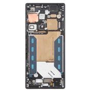 For ZTE nubia RedMagic 10 Pro+ Middle Frame Bezel Plate with In-Display Fingerprint Sensor Flex Cable (Black)