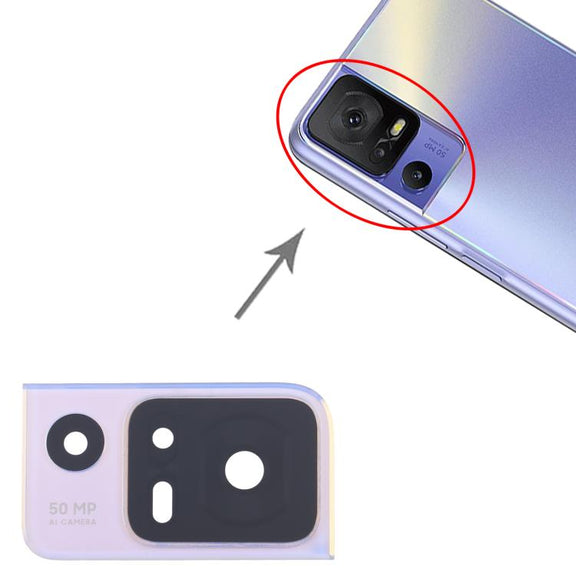 For TCL 40 SE T610K OEM Back Camera Lens (Purple)