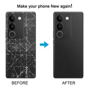 For vivo S17 V2283A Original Battery Back Cover with Camera Lens(Black)