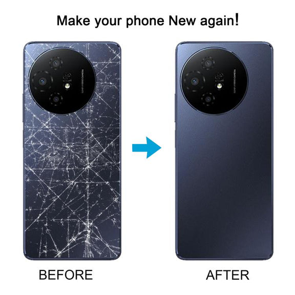 For TCL 50 XL NxtPaper Original Back Cover with Camera Lens Cover(Black)