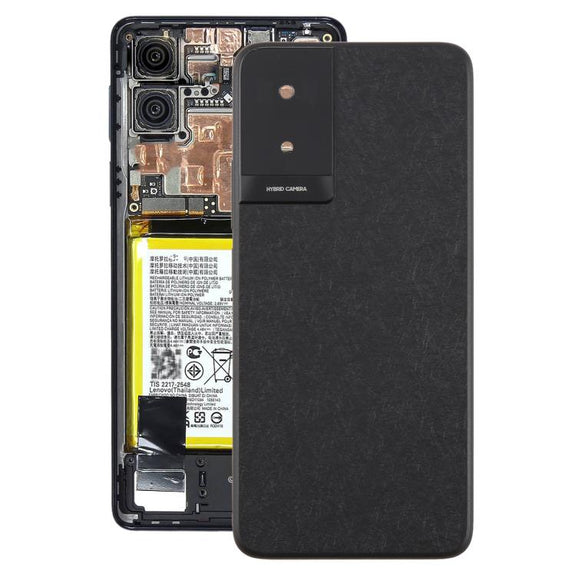 For TCL K24 Original Back Cover with Camera Lens Cover(Black)