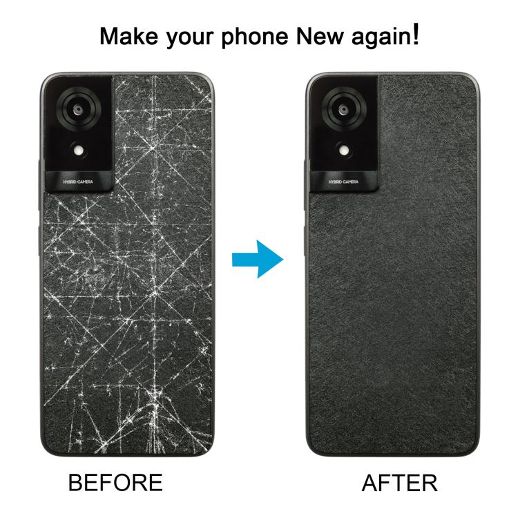 For TCL K24 Original Back Cover with Camera Lens Cover(Black)