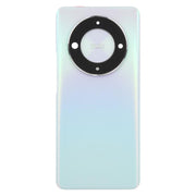 For Honor X9b Back Cover with Camera Lens Cover(Silver)