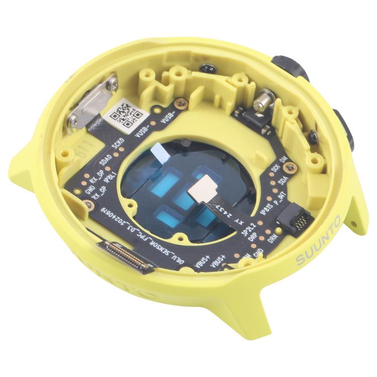 For Suunto Run Lime Original Back Cover Full Assembly (Yellow)