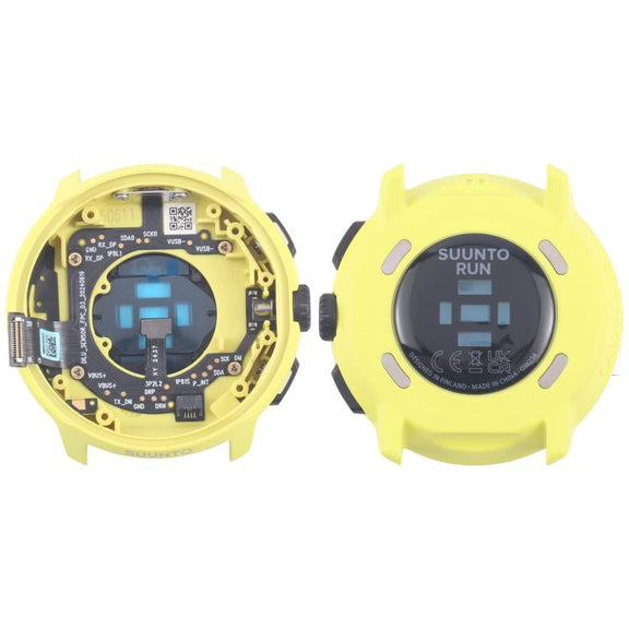 For Suunto Run Lime Original Back Cover Full Assembly (Yellow)