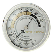 Indoor Thermometer and Hygrometer (TH123)(Silver)