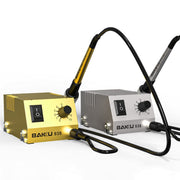 BAKU BK-938 Powerful Mini Anti-static Soldering Station Welder Machine, EU Plug (Silver)
