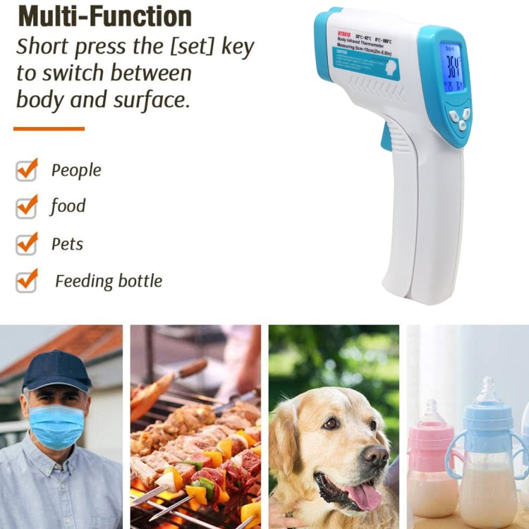 DT8018 Non-contact Forehead Body Infrared Thermometer, Temperature Range: 32.0 Degree C