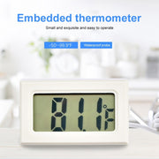 Mini LCD Indoor Digital Thermometer (Fahrenheit Display), Black(Black)