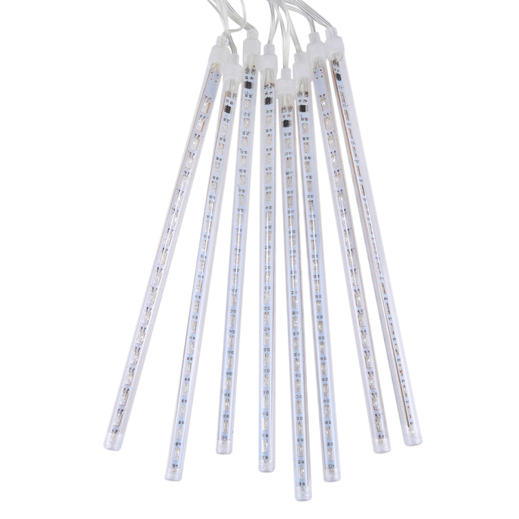 30cm 8 Light Bars Meteor Shower Lamp, 17 LED Light-emitting Lights Stick for Christmas(Blue Light)