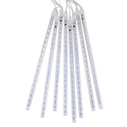30cm 8 Light Bars Meteor Shower Lamp, 17 LED Light-emitting Lights Stick for Christmas(Blue Light)