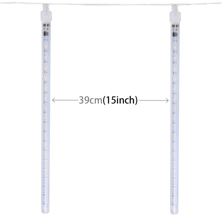30cm 8 Light Bars Meteor Shower Lamp, 17 LED Light-emitting Lights Stick for Christmas(Blue Light)