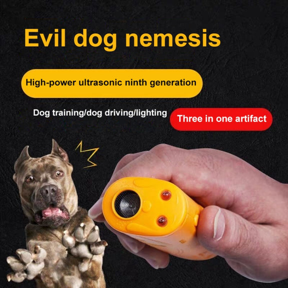 3 in 1 (Training dog, Banish dog, Lighting)(Yellow)