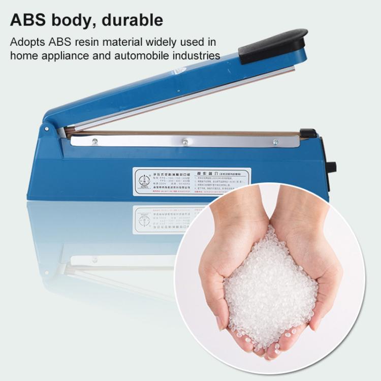 FS-300 300mm Heat Sealing Hand Impulse Poly Sealer Closer Machine (US Plug)