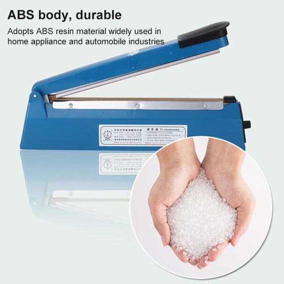 FS-300 300mm Heat Sealing Hand Impulse Poly Sealer Closer Machine (US Plug)