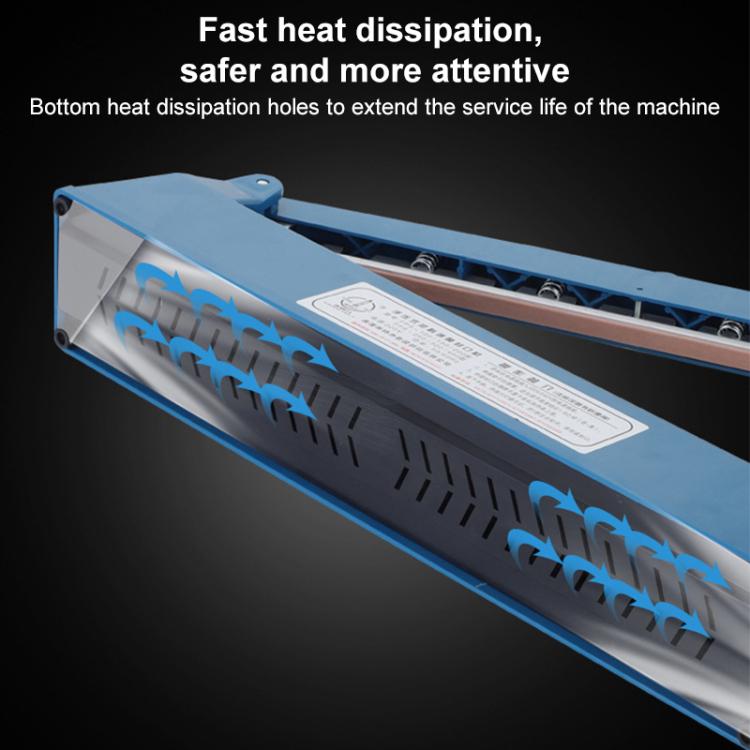 FS-300 300mm Heat Sealing Hand Impulse Poly Sealer Closer Machine (US Plug)