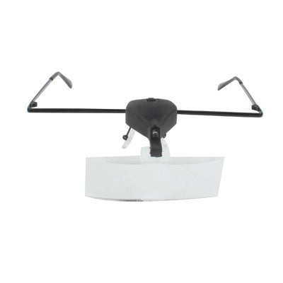 1.5X / 2.5X / 3.5X Magnifier Glasses with LED Light(Black)