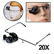 20X Glasses Type Watch Repair Magnifier with LED Light - free shipping - PMC TechLife - Order now!