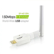 Mini High Power 802.11N 150M Wireless USB Adapter Card(White)