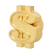 Universal 8mm Dollar Style Plastic Car Tire Valve Caps, Pack of 4(Gold)