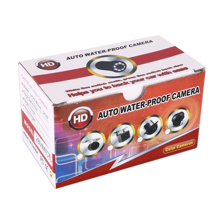 LED Sensor Car Rear View Camera, Support Color Lens/ 120 Degrees Viewable / Water-resistant & Night Sensor function, Diameter: 28mm (E328)(Black)