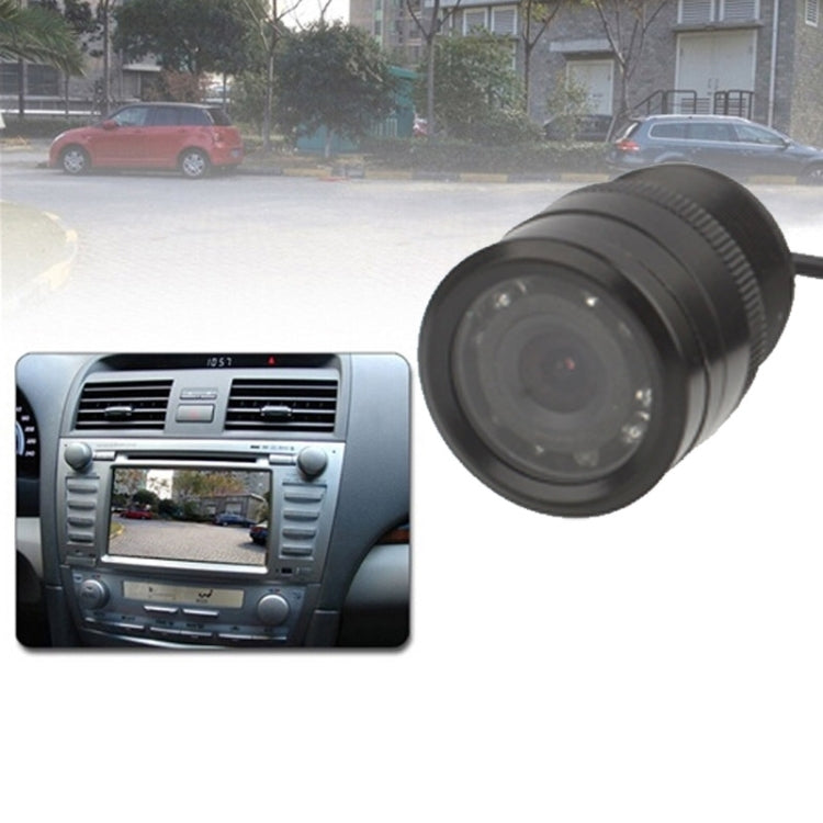 LED Sensor Car Rear View Camera, Support Color Lens/ 120 Degrees Viewable / Water-resistant & Night Sensor function, Diameter: 28mm (E328)(Black)