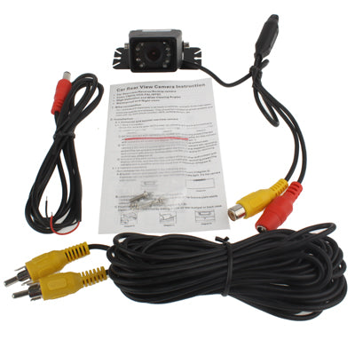 LED Sensor Car Rear View Camera, Support Color Lens/135��Viewable / Water-resistant & Night Sensor function (E327)(Black)