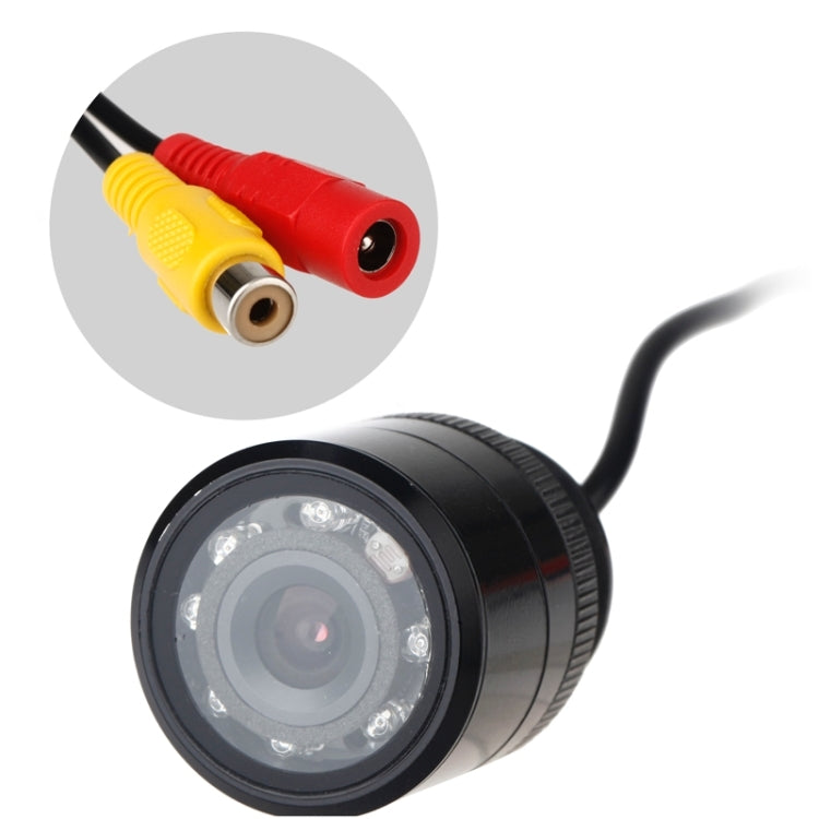E325 LED Sensor Car Rear View Camera, Support Color Lens / 120 Degree Viewable / Water-resistant & Night Sensor Function, Diameter: 28mm(Black)