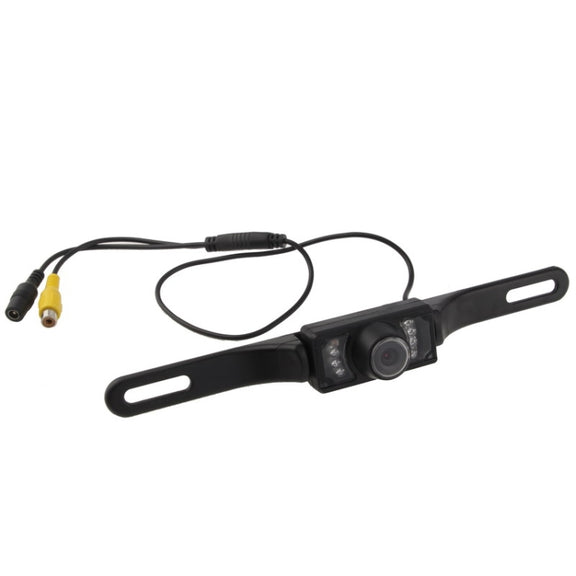 LED Sensor Car Rear View Camera, Support Color Lens / 135 Degree Viewable / Water-resistant & Night Sensor Function (E300)(Black)